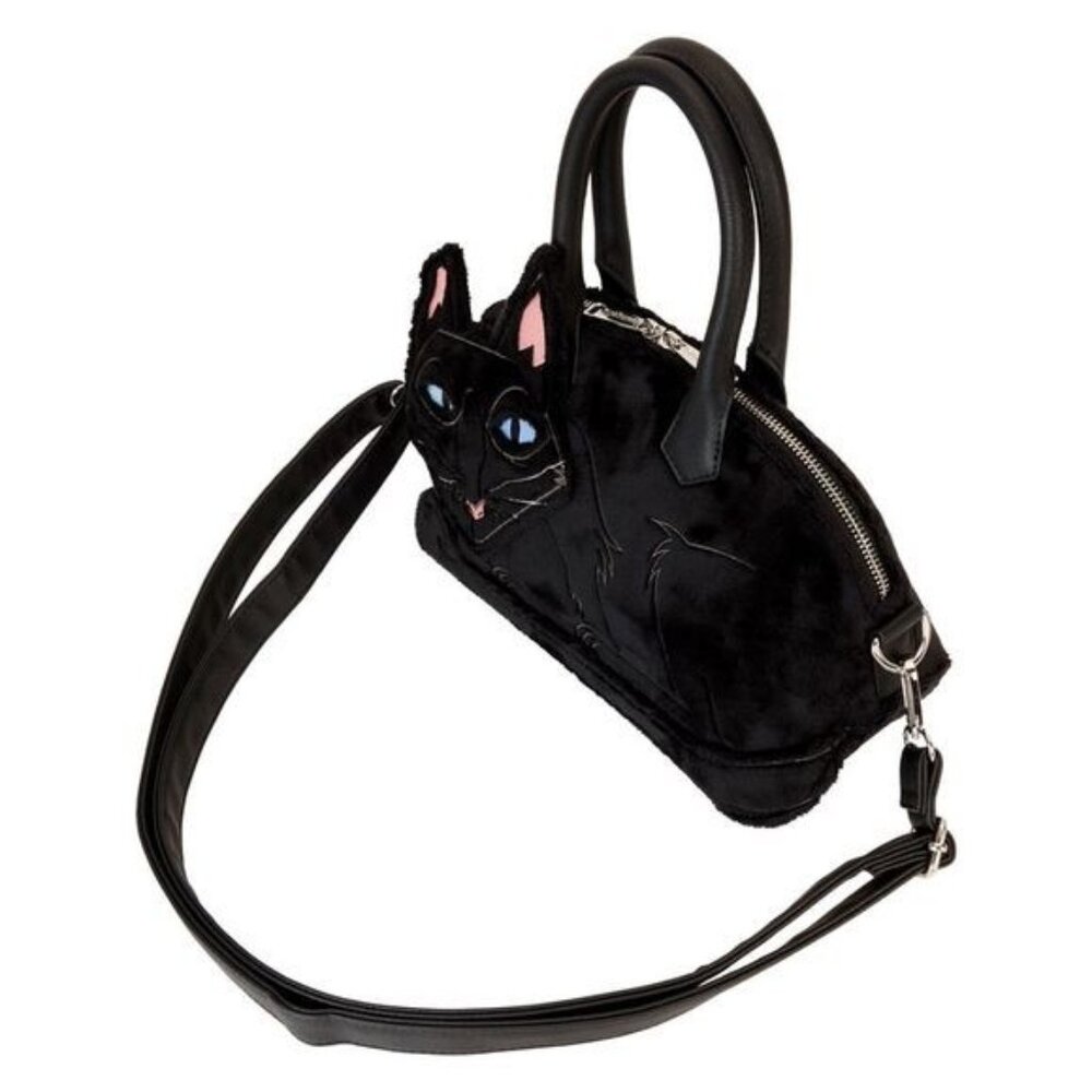 NWT Loungefly Laika Coraline 15th Anniversary Cat Plush Figural Crossbody Bag - Picture 3 of 4
